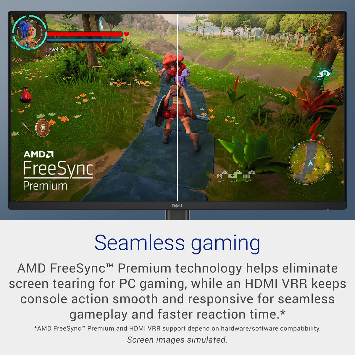 Gaming Monitor with High Refresh Rate Display