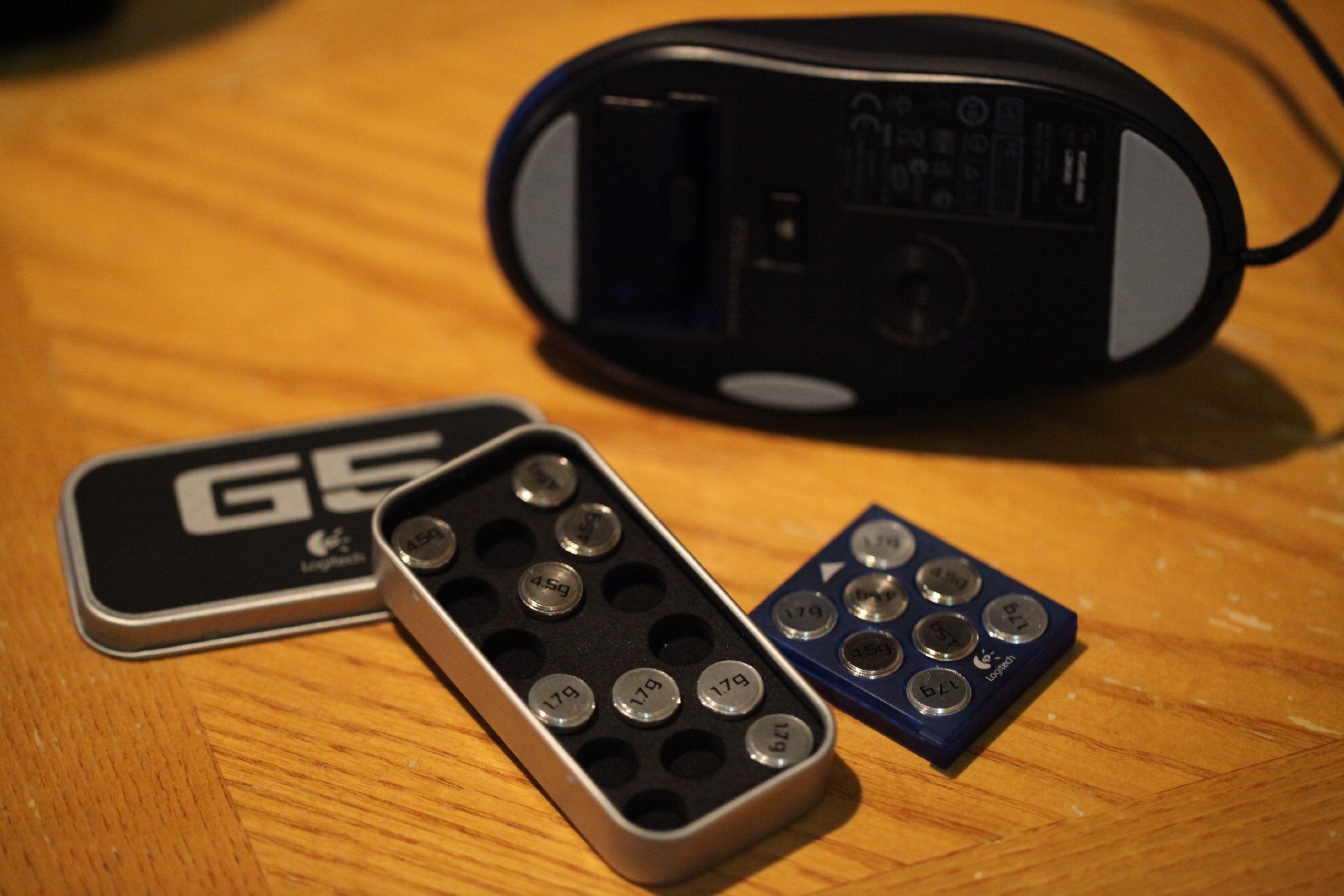 Laser Gaming Mouse with Adjustable Weight System