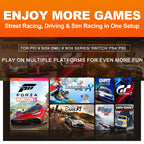 Gaming Racing Wheel with Pedals for PC and Console