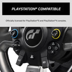 Fanatec Officially Licensed Gran Turismo DD Pro PlayStation Sim Racing Steering Wheel, Base and Pedals – Polyphony Digital Wheel, 5 Nm FluxBarrier Direct Drive, 2-Pedal Set for PC, PS5, PS4