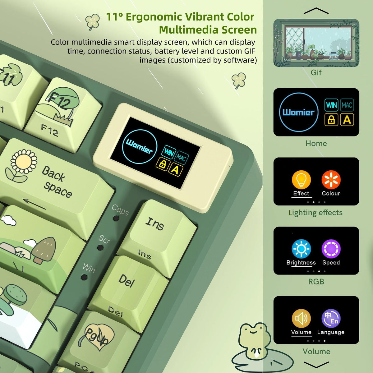 75% Gaming Keyboard with Color Display and Hot Swap