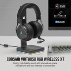 Wireless Gaming Headset with Bluetooth and RGB Audio