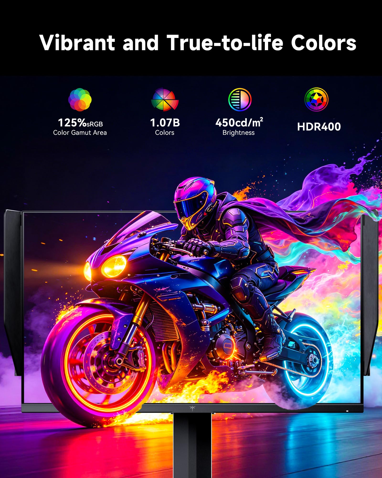 Gaming Monitor with High Refresh Rate Display