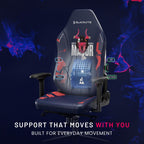 Gaming Chair with Magnetic Pillow and Lumbar Support