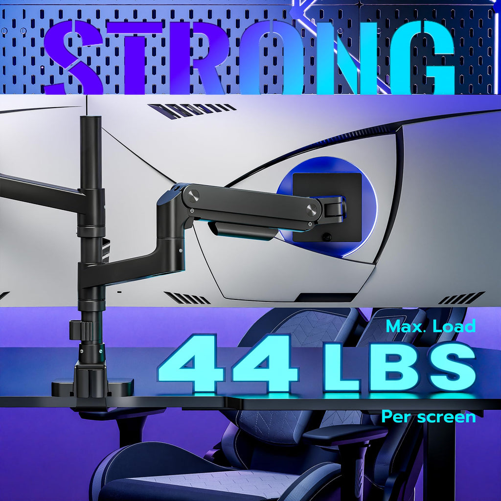 Monitor Arm Vertical Mount for 17 to 49 Inch Screens