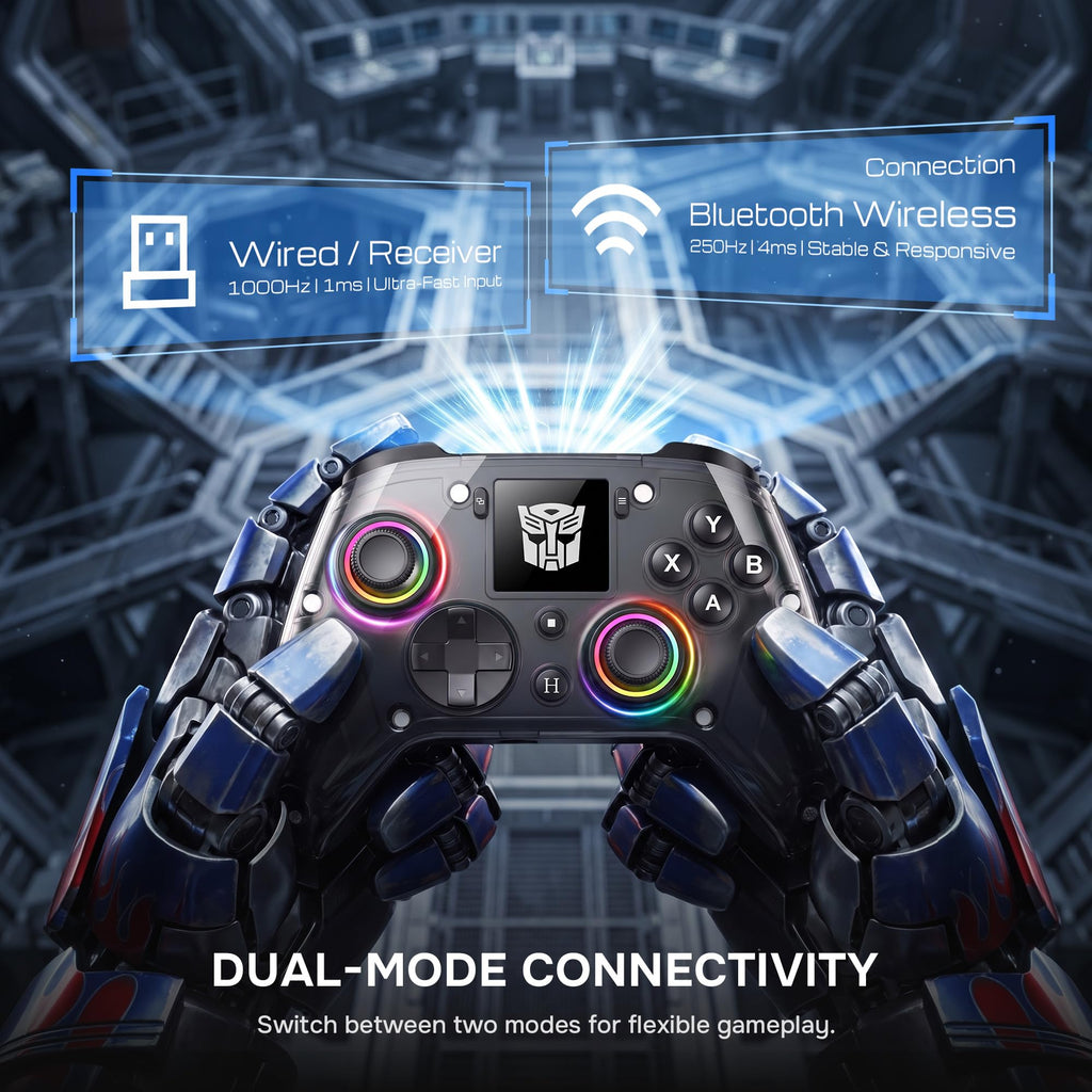 Wireless Gaming Controller with Transformers Design