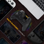 Wireless Gaming Controller with Display and Hall Sticks
