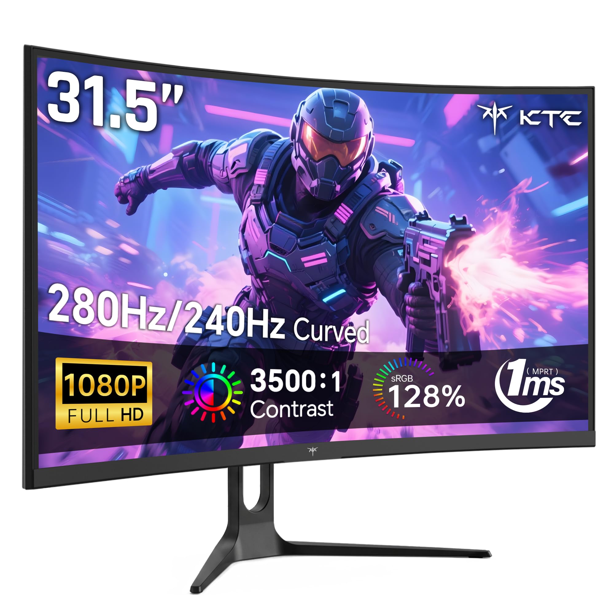 Gaming Monitor with High Refresh Rate Display