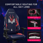 Gaming Chair with Magnetic Pillow and Lumbar Support