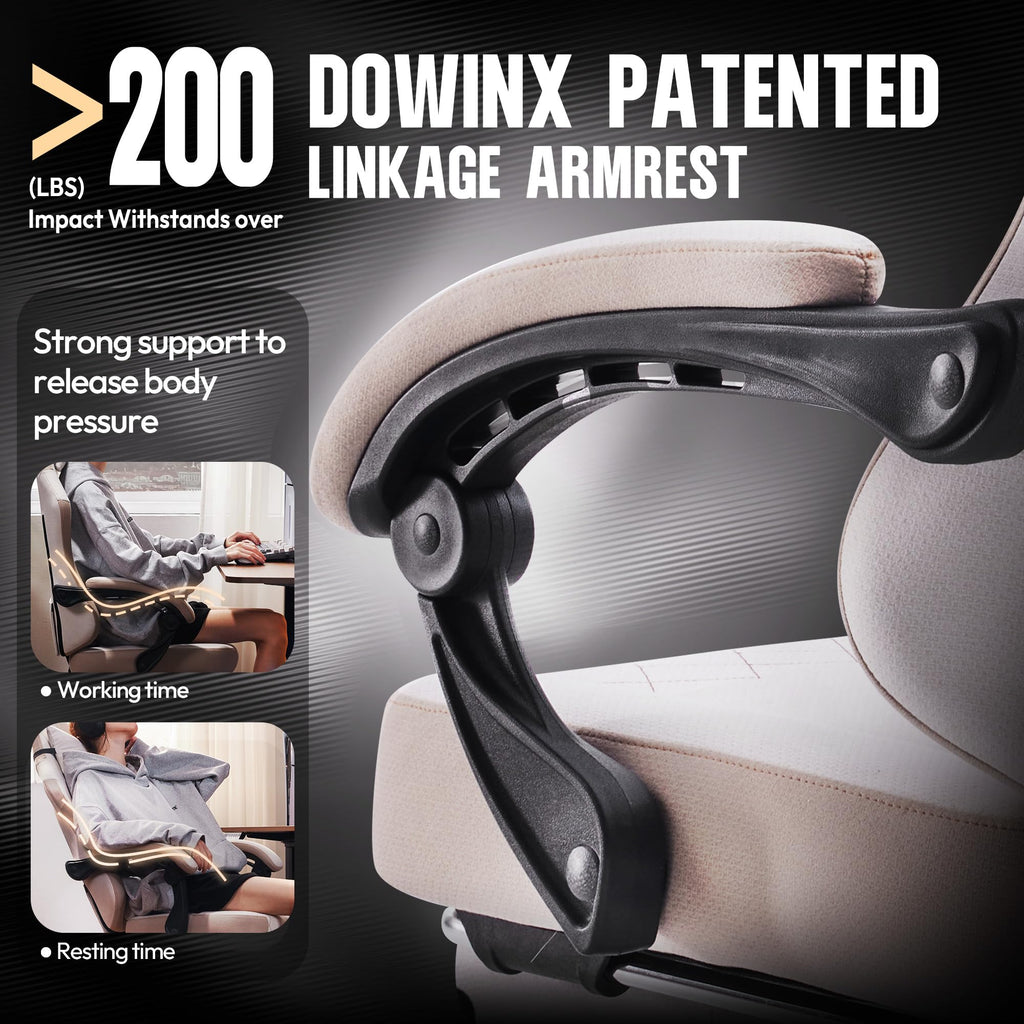Ergonomic Gaming Chair with High Back Lumbar Support