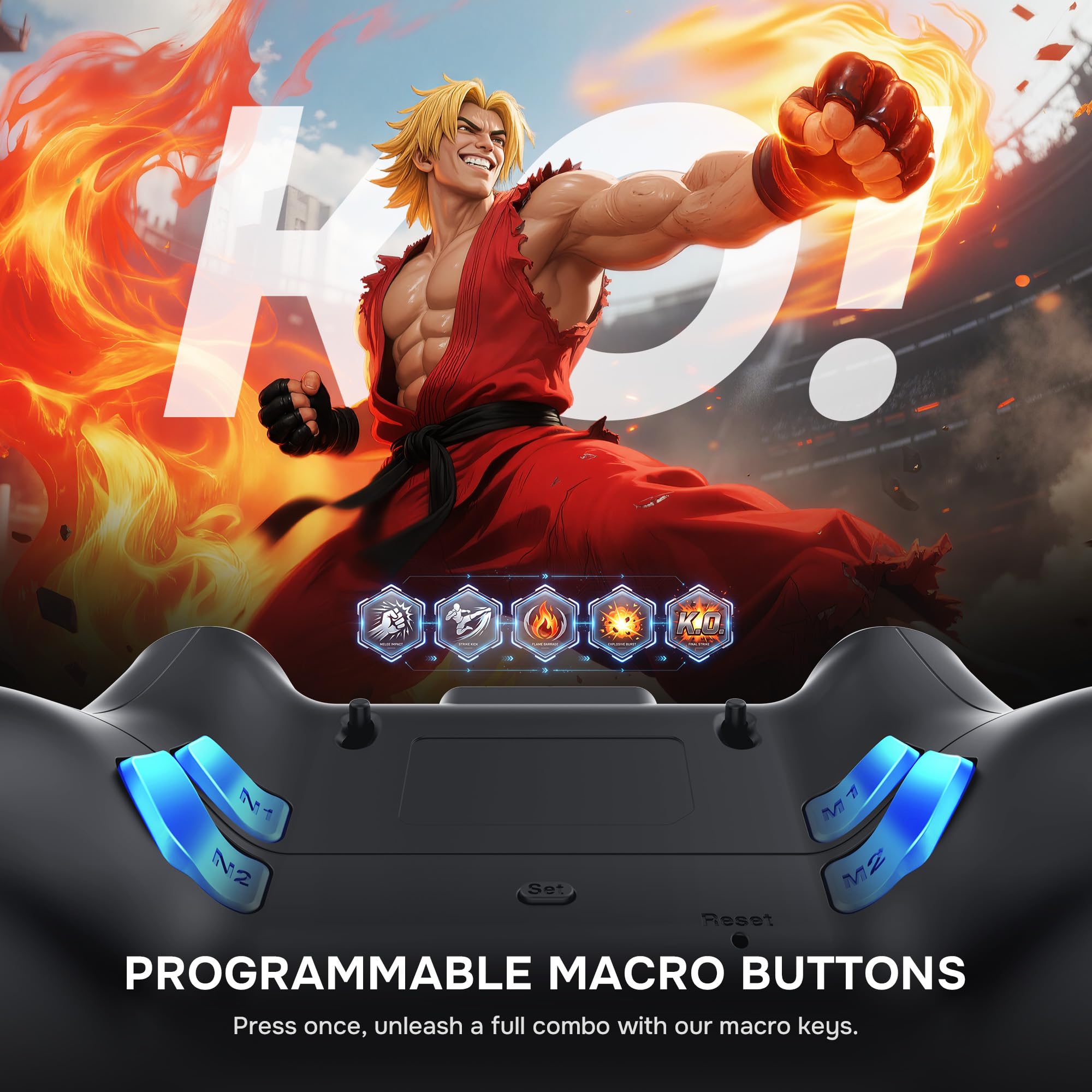Wireless Gaming Controller with Transformers Design