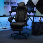 Ergonomic Gaming Chair with Footrest and Recline
