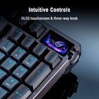 Wireless Gaming Keyboard with Hall Effect Switches