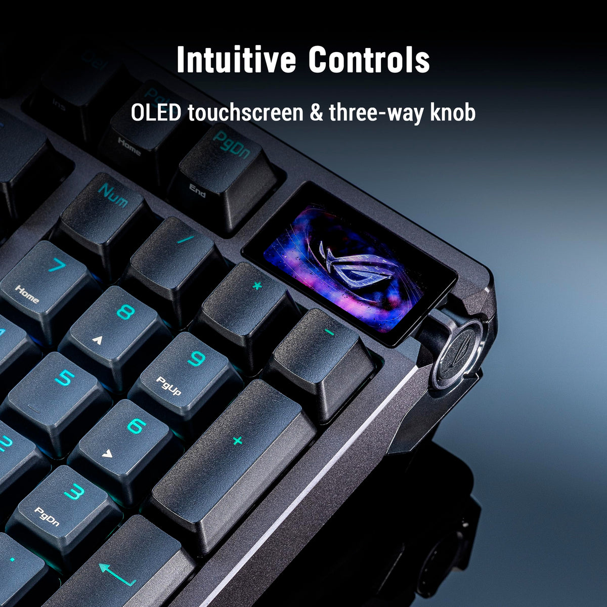 Wireless Gaming Keyboard with Hall Effect Switches